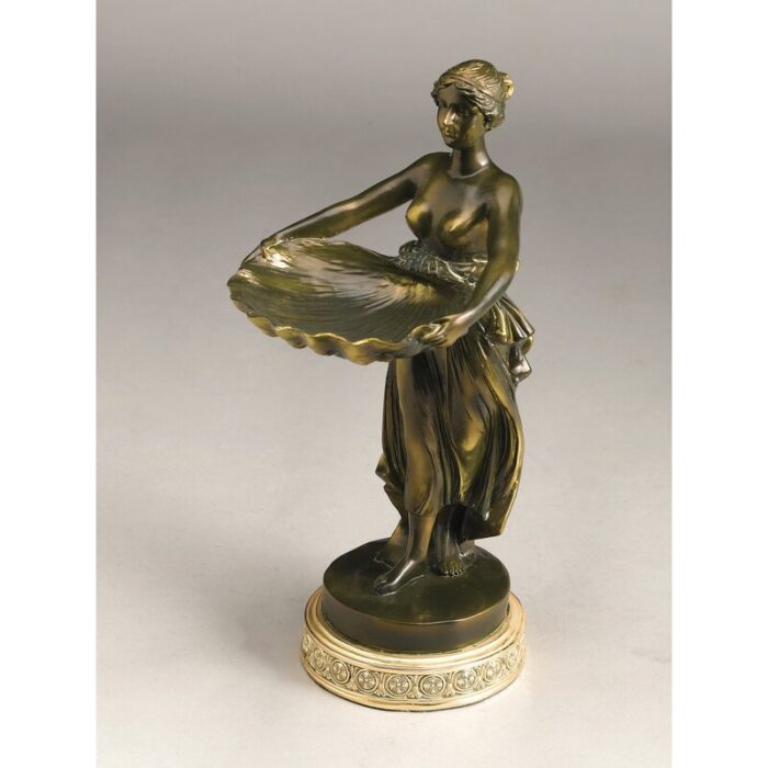 Sthilaire Lady Holding Shell Tray - Chic Decora