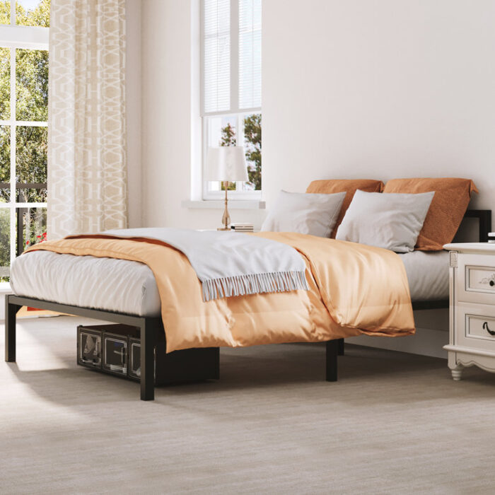 Storage Platform Bed - Chic Decora