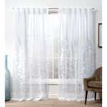 Stourbridge Polyester Sheer Sliding Panel Pair (Set of 2) - Chic Decora