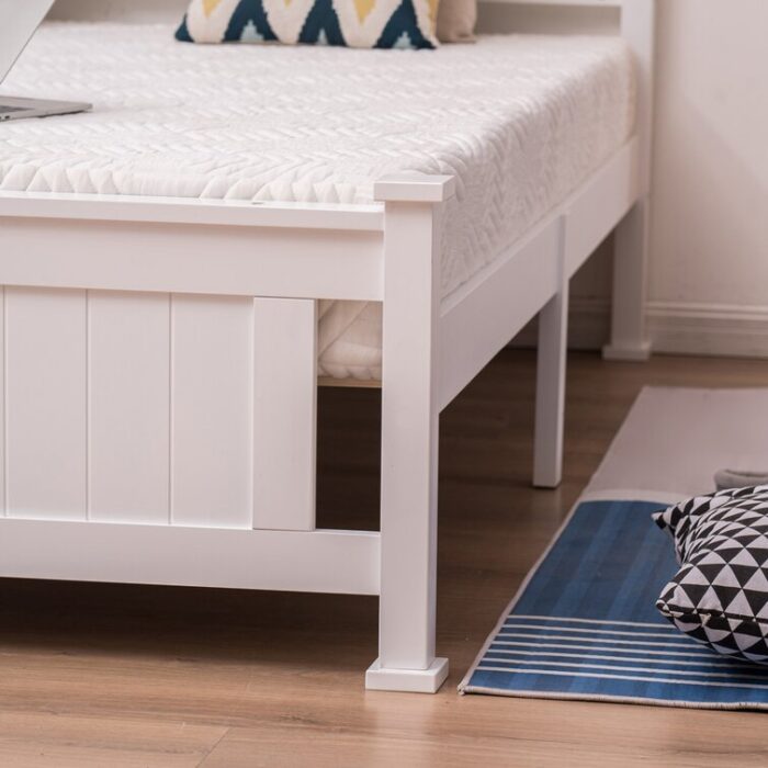 Straussview Solid Wood Slat Bed - Chic Decora