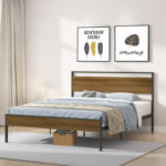 Subaan Metal Slat Bed - Chic Decora