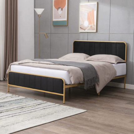 Westerleigh Upholstered Platform Bed - Chic Decora