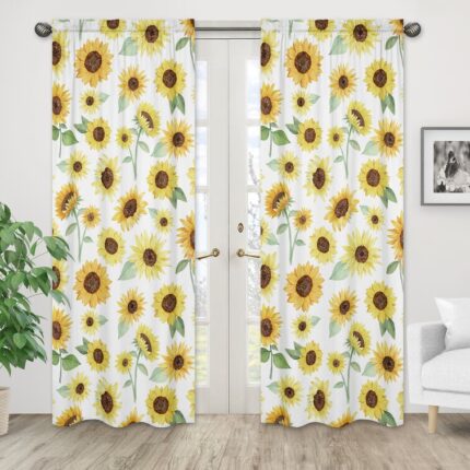 Caudell Cotton Blend Curtain Pair (Set of 2) - Chic Decora