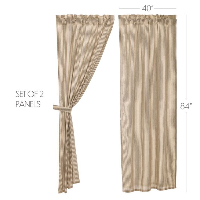 Surikova Cotton Room Darkening Curtain Pair (Set of 2) - Chic Decora