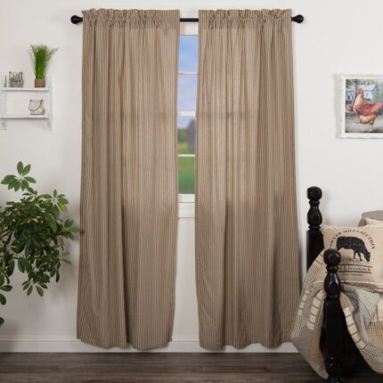 Drancy Cotton Room Darkening Curtain Pair (Set of 2) - Chic Decora