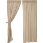 Surikova Cotton Room Darkening Curtain Pair (Set of 2) - Chic Decora