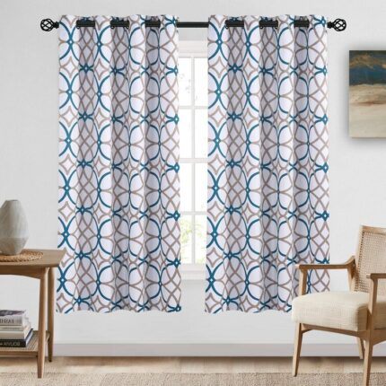 Suwannee Polyester Blackout Curtain Pair (Set of 2) - Chic Decora