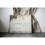 Swans on a Lake Distressed Wood Wall Art with Distressed Finish - Chic Decora