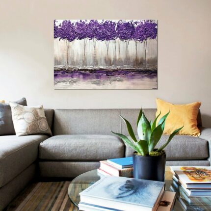 Swiger Osnat Tzadok Purple Summer – Print on Canvas - Chic Decora