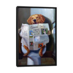 Swindle Heffernan Dog Gone Funny by Swindle Heffernan – Print on Wrapped Canvas - Chic Decora