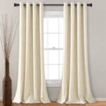 Donnell Polyester Semi Sheer Curtain Pair (Set of 2) - Chic Decora