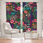 Oneill Synthetic Room Darkening Curtain Pair (Set of 2) - Chic Decora