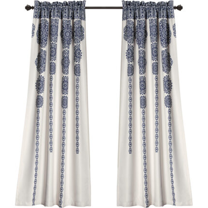 Berlina Polyester Room Darkening Curtain Pair (Set of 2) - Chic Decora