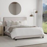 Takengon Upholstered Standard Bed - Chic Decora