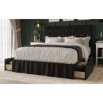 Tandy Upholstered Storage Bed - Chic Decora