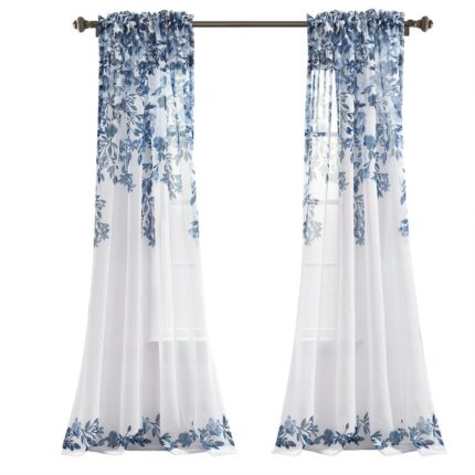 Tanisha Polyester Sheer Curtain Pair (Set of 2) - Chic Decora