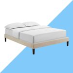 Tessie Bed Frame with Squared Tapered Legs - Chic Decora