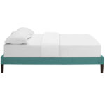 Tessie Bed Frame with Squared Tapered Legs - Chic Decora