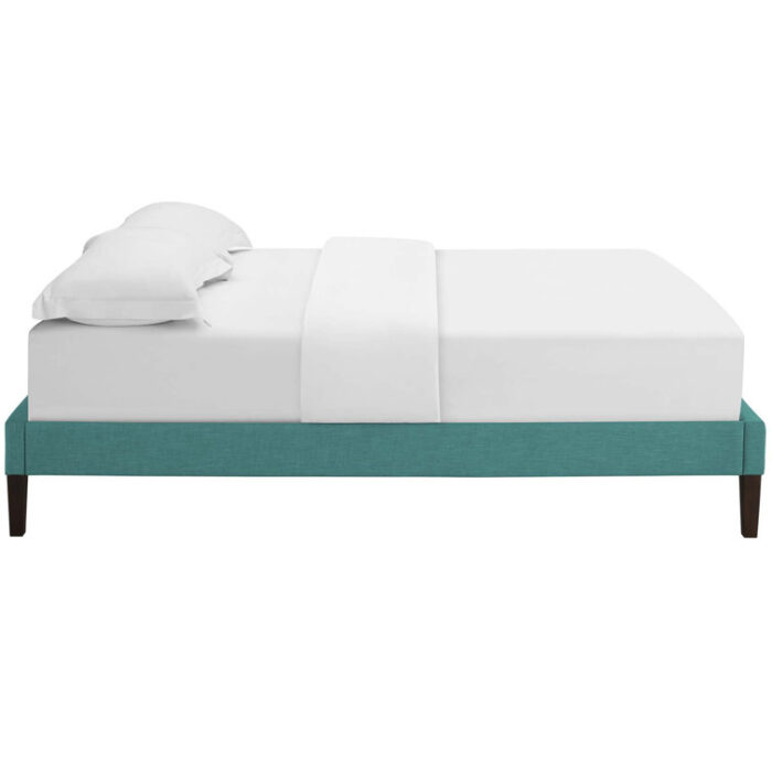 Tessie Bed Frame with Squared Tapered Legs - Chic Decora