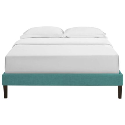 Tessie Bed Frame with Squared Tapered Legs - Chic Decora