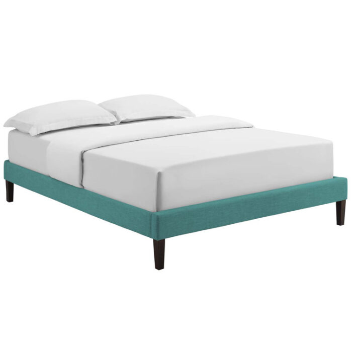 Tessie Bed Frame with Squared Tapered Legs - Chic Decora