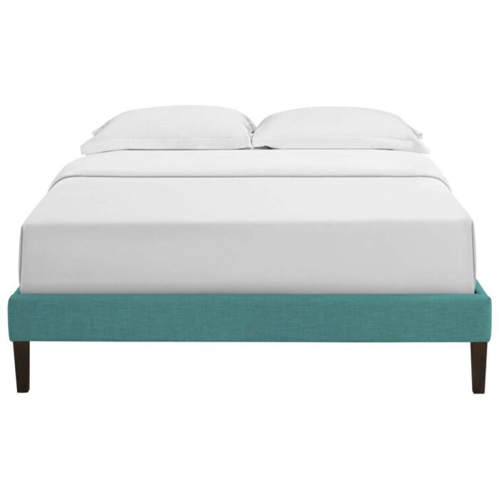 Tessie Bed Frame with Squared Tapered Legs - Chic Decora