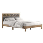 Tevrat Isanti Queen Platform Bed with Headboard - Chic Decora