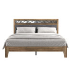 Tevrat Isanti Queen Platform Bed with Headboard - Chic Decora