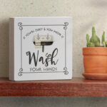 Text & Numbers Box Signs & Plaques - Chic Decora