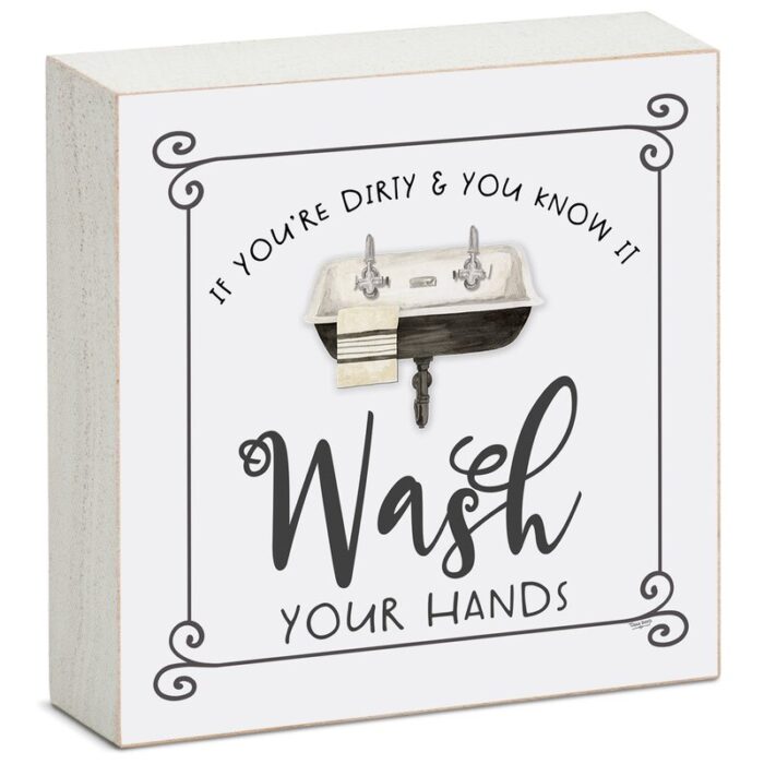 Text & Numbers Box Signs & Plaques - Chic Decora