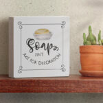 Text & Numbers Box Signs & Plaques - Chic Decora