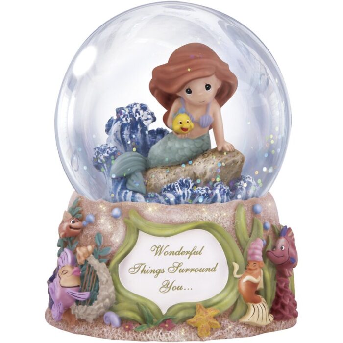 Text & Numbers Cloche Or Water Globe - Chic Decora