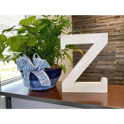 Text & Numbers Letter Block - Chic Decora