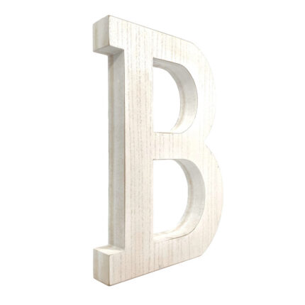 Text & Numbers Letter Block - Chic Decora