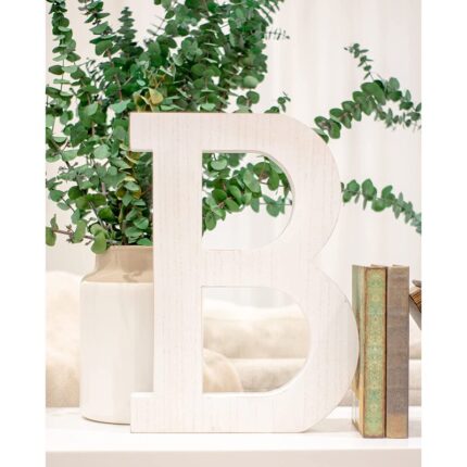 Text & Numbers Letter Block - Chic Decora