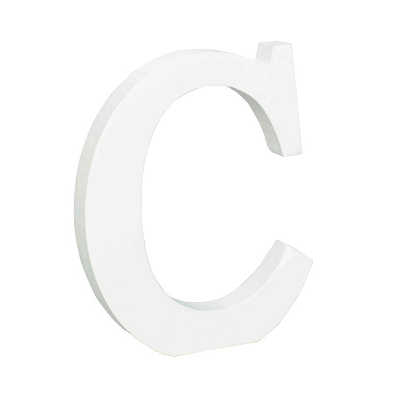 Text & Numbers Letter Block - Chic Decora