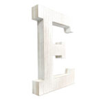 Text & Numbers Letter Block - Chic Decora