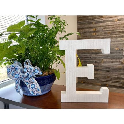 Text & Numbers Letter Block - Chic Decora