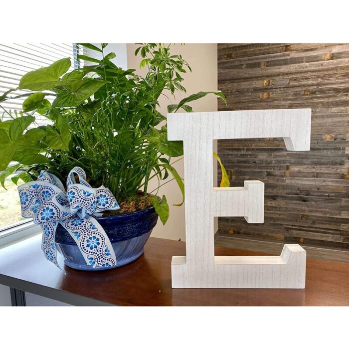 Text & Numbers Letter Block - Chic Decora