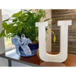 Text & Numbers Letter Block - Chic Decora