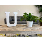 Text & Numbers Letter Block - Chic Decora