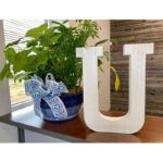 Text & Numbers Letter Block - Chic Decora