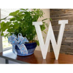 Text & Numbers Letter Block - Chic Decora