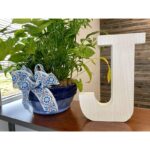 Text & Numbers Letter Block - Chic Decora