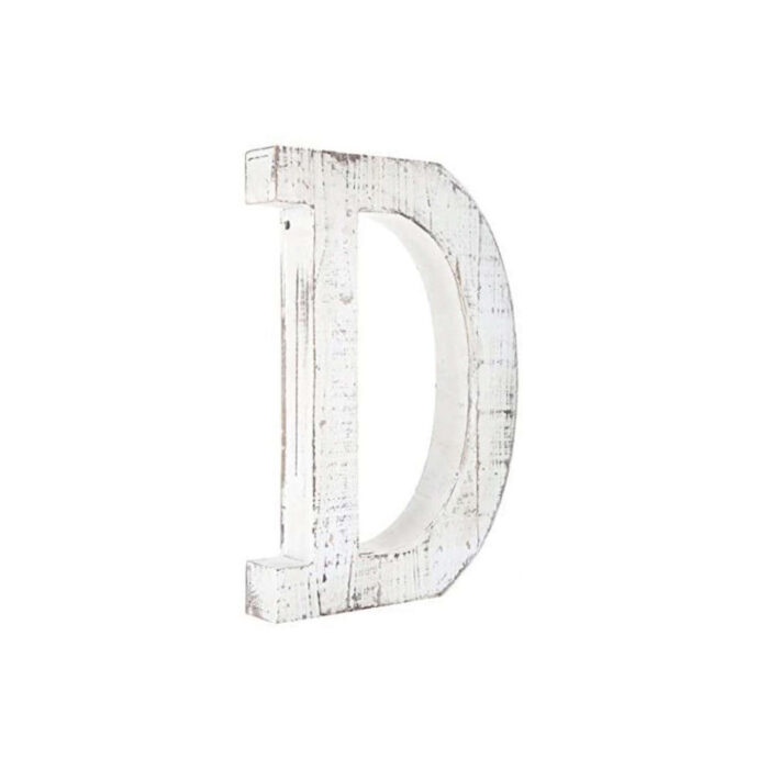 Text & Numbers Letter Block - Chic Decora