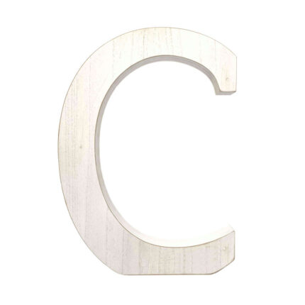 Text & Numbers Letter Block - Chic Decora