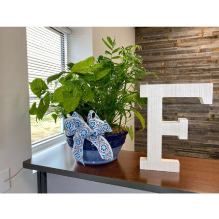 Text & Numbers Letter Block - Chic Decora