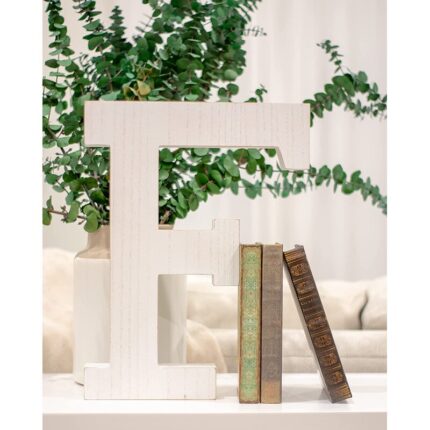 Text & Numbers Letter Block - Chic Decora