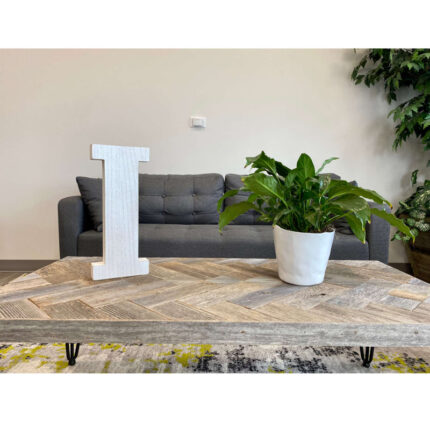 Text & Numbers Letter Block - Chic Decora