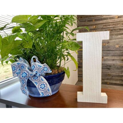 Text & Numbers Letter Block - Chic Decora